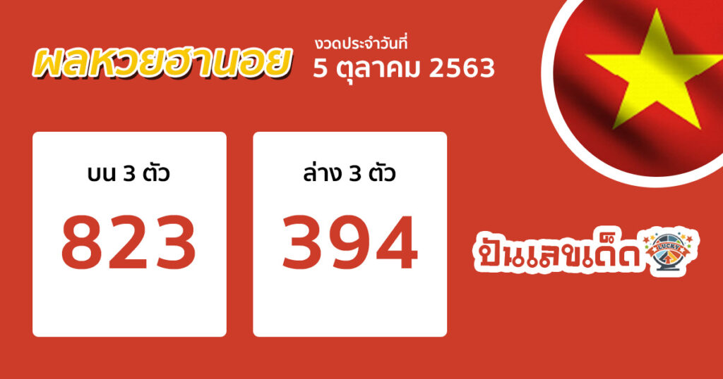 ตรวจหวย ผลหวย ฮานอย เวียดนาม hanoi vietnam