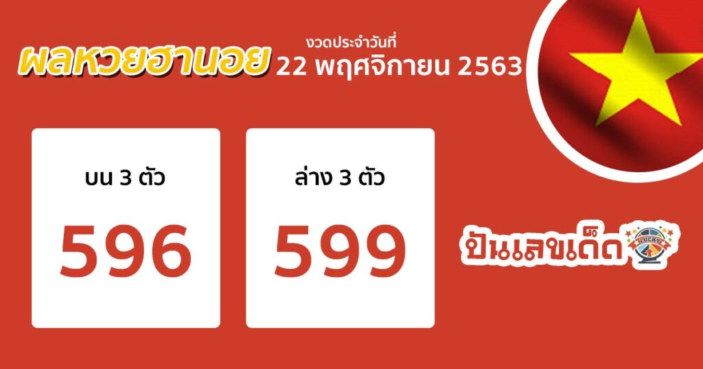 ตรวจหวย ผลหวย ฮานอย เวียดนาม hanoi vietnam