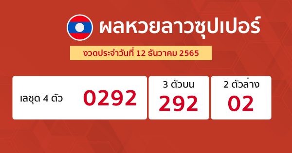 ผลหวยลาว วันนี้