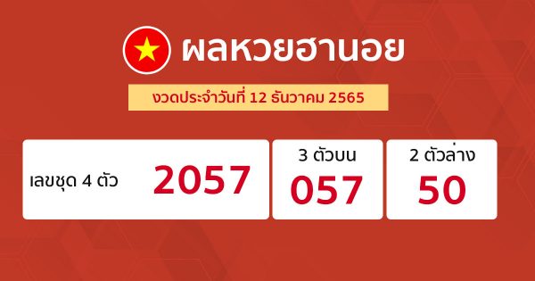 ผลหวยฮานอย ย้อน หลัง