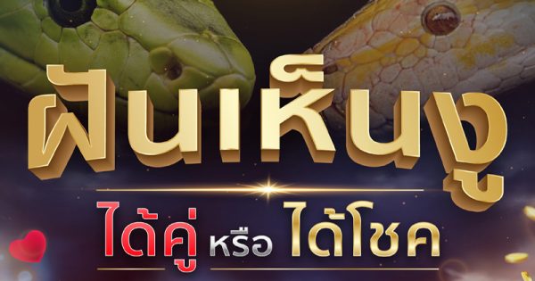 ฝันเห็นงู 3 ตัว