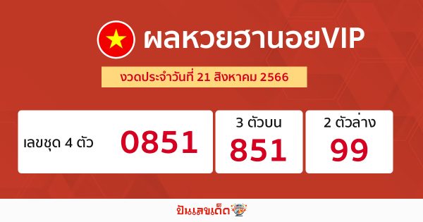 ผลหวยฮานอยVIP