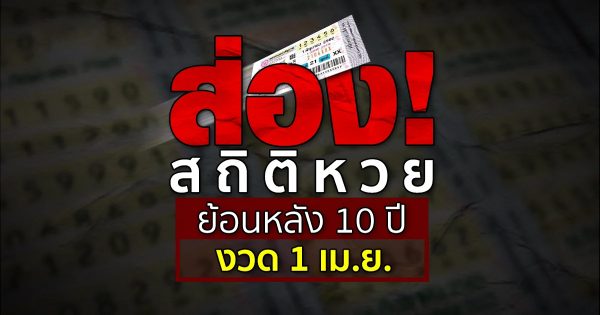 เปิดสถิติย้อนหลัง 10 ปี-"Open statistics for the past 10 years"