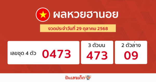 รูปภาพผลหวยฮานอยวันนี้ของ heng99