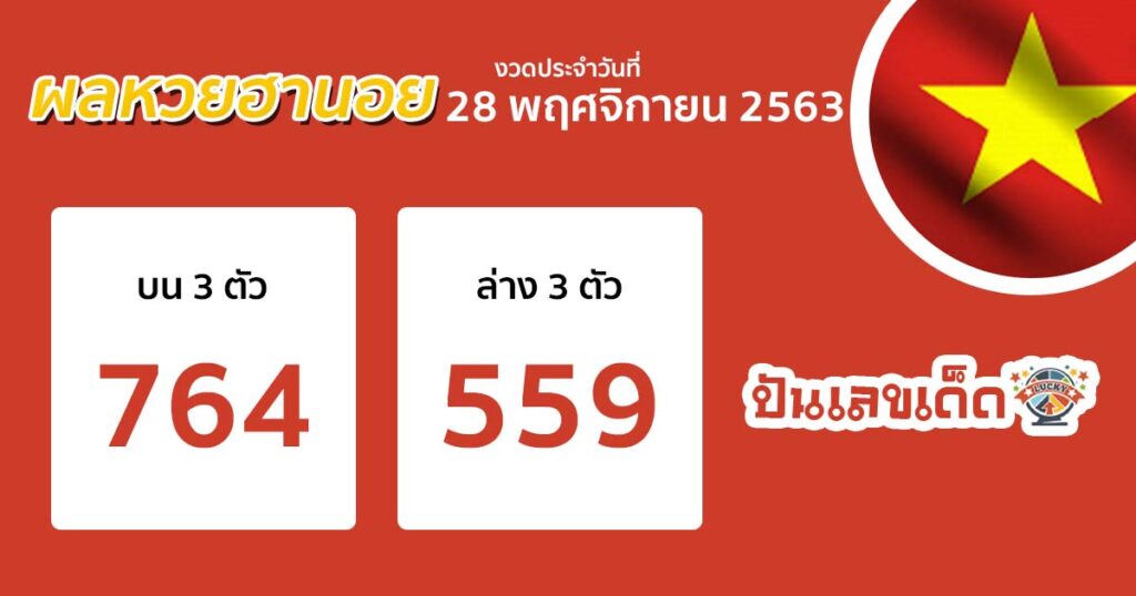 ตรวจหวย ผลหวย ฮานอย เวียดนาม hanoi vietnam