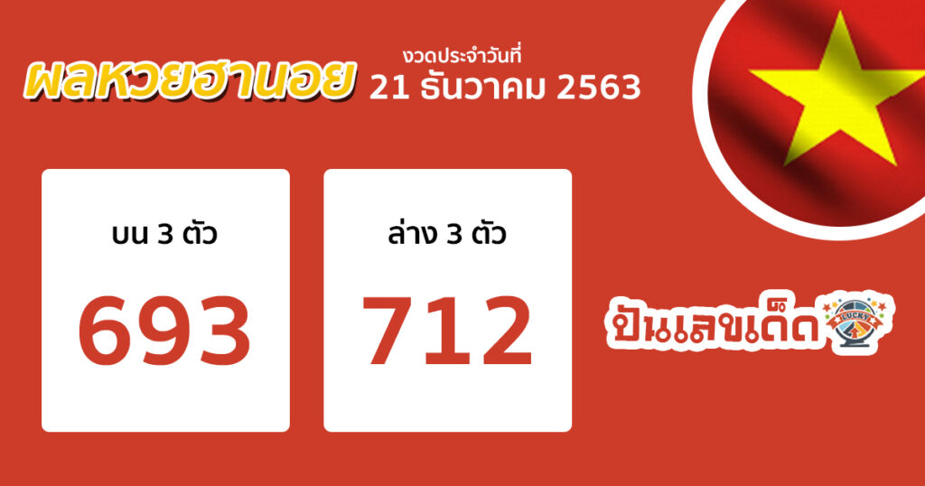 ตรวจหวย ผลหวย ฮานอย เวียดนาม hanoi vietnam