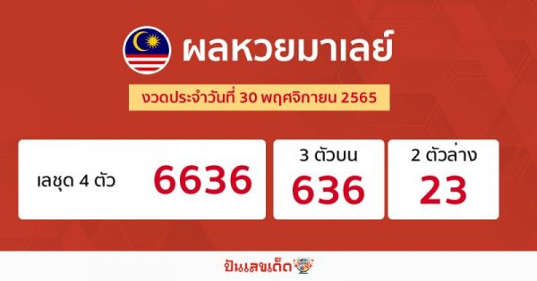 ปันเลขเด็ด หวยมาเลย์