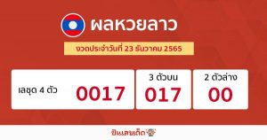 ผลหวยลาววันนี้