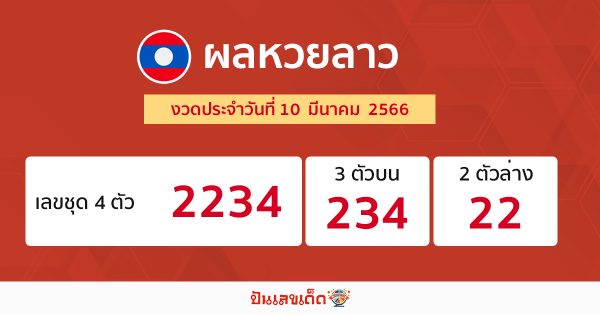 ผลหวยลาว