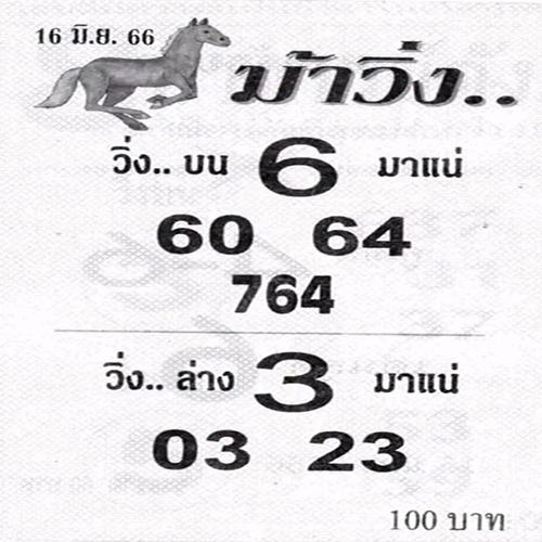 เลขม้าวิ่ง 16/06/66-/punlekded.com