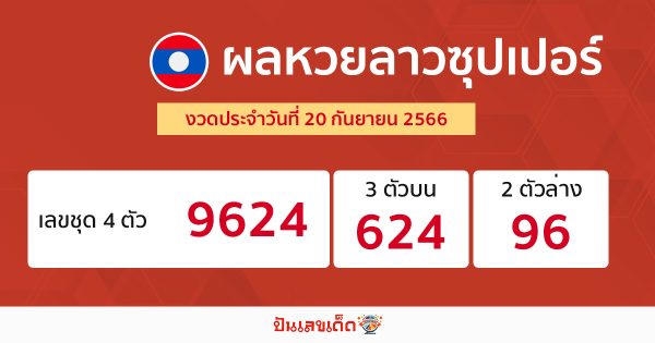 ผลหวยลาวซุปเปอร์ 20/09/66-punlekded