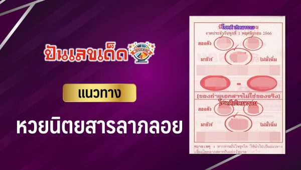 เลขลาภลอย 1 11 66 แนวทางหวยรัฐบาล คอหวยส่องให้ไว ห้ามพลาดที่ punlekded.com