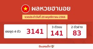 ผลหวยฮานอย 29/11/66-"Hanoi lottery results 29-11-66"