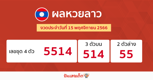 ผลหวยลาว "laos-lottery-resulst"