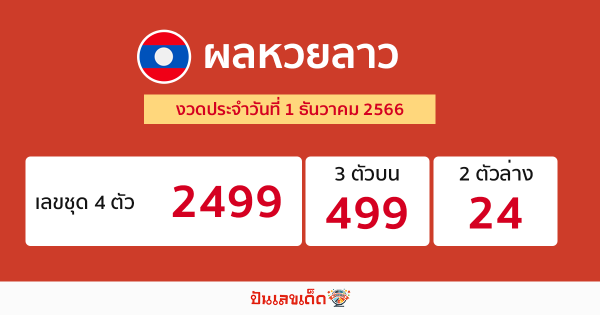 ผลหวยลาว "laos-lottery-results"