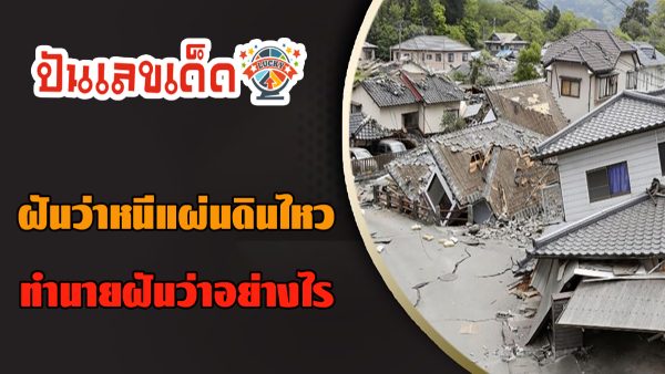 ฝันว่าหนีแผ่นดินไหว ทำนายฝันว่าอย่างไร บ่งบอกถึงโชคลาภการงานการเงินและความรักอย่างไรได้บ้าง เรามาดูคำทำนายฝัน ได้ที่นี่เลย