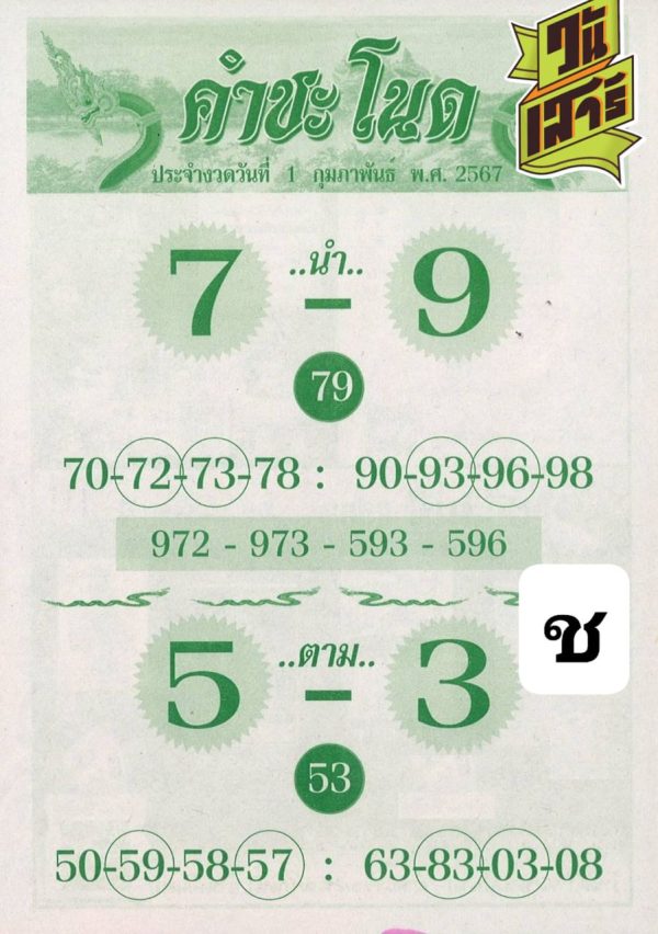 คำชะโนด 1 02 67 - "Khamchanot 1 02 67"