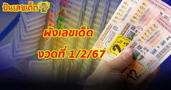 ผังเลขเด็ด 1 02 67 แนวทางหวยหวยรัฐบาลไทย แม่นๆคัดมาให้แล้ว คอหวยห้ามพลาด!!