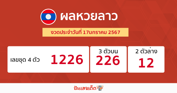 ผลหวยลาว "laos-lottery-results"