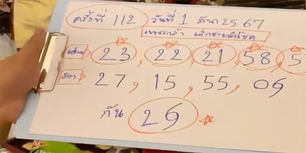 เลขเพรชกล้า1 3 67 -"Allocate a number source"