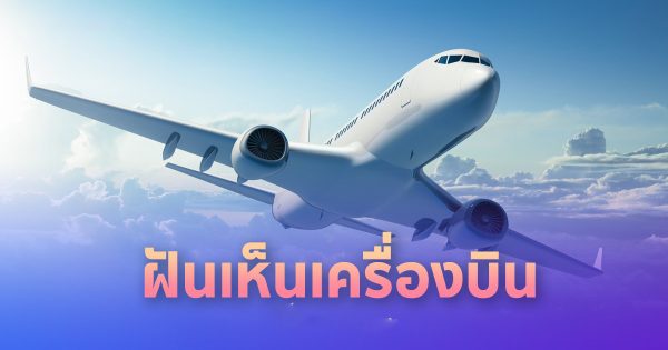 ฝันว่า ได้ขึ้นเครื่องบิน-"Dreamed of getting on a plane"