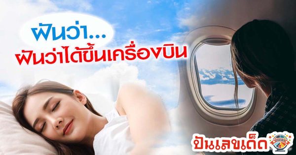 ฝันว่า ได้ขึ้นเครื่องบิน เลขเด็ด ทำนายฝัน พร้อมความหมาย และเลขนำโชค เช็คได้ที่นี่!!