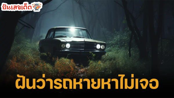 ฝันว่ารถหายหาไม่เจอ ทำนายว่า จะมีเกณฑ์ได้โยกย้ายตำแหน่งงานไปในทิศทางที่ดีขึ้น และจะมีแต่เรื่องที่ดีเข้ามา