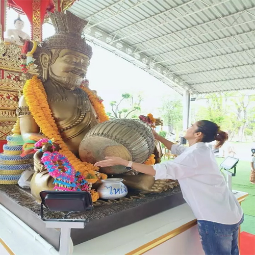 ตะโพนยักษ์วัดจันทร์อยุธยา-"Giant Tabon Wat Chan Ayutthaya"