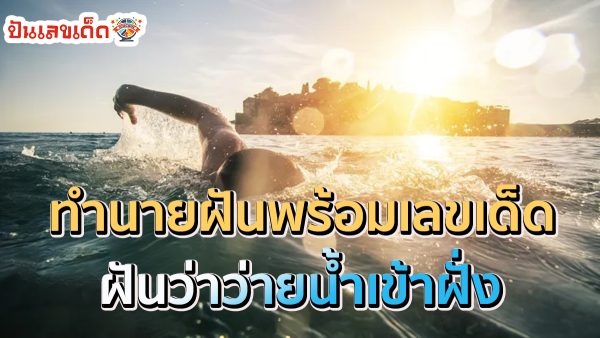 ฝันว่าว่ายน้ำเข้าฝั่ง ตามความเชื่อแล้วความฝันนี้กำลังเป็นลางบอกเหตุในเรื่องใด ไปดูคำทำนายฝัน พร้อมเลขเด็ดให้โชค