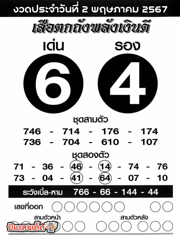 เสือตกถัง 2 5 67-"Tiger Tok Tang 2 5 67"