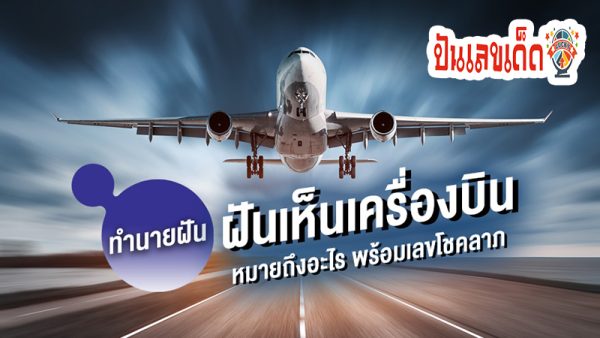 ฝันเห็นเครื่องบินบนท้องฟ้า -"Dream of seeing a plane in the sky"