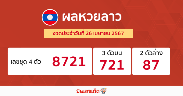 ผลหวยลาว "laos-lottery-results"