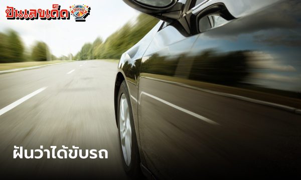 ฝันว่า ขับรถหลงทาง-"Dreaming of driving a car, lucky numbers"