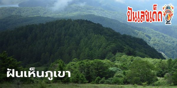 ฝันว่าขึ้นเขาสูง เลขเด็ด-"Dreaming of going up a high mountain, lucky numbers."