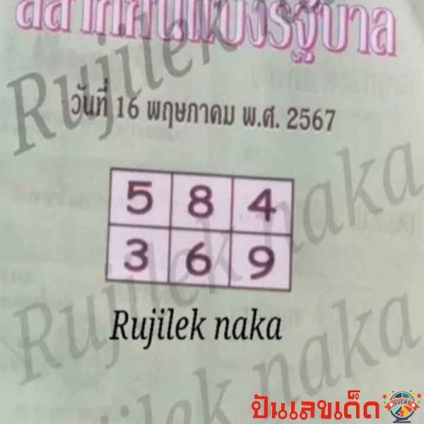 คู่มือเสี่ยงโชค 16 5 67-"Gambling Guide"