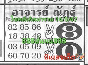 อาจารย์ณัฏฐ์ 16 5 67 -"Professor Nat16 5 67 "
