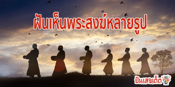 ฝันเห็นพระสงฆ์หลายรูป-"Dreamed of seeing many monks"