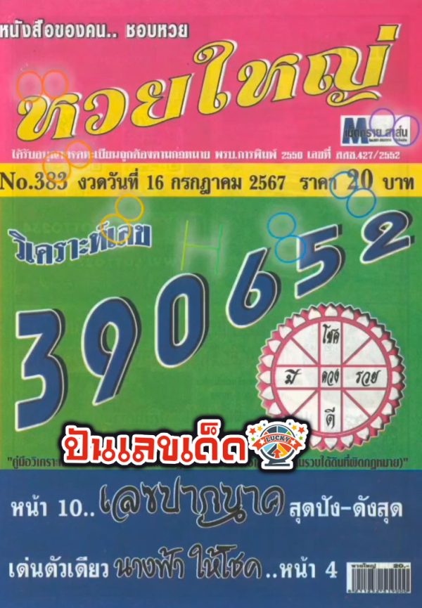 เลขหวยใหญ่ 16 7 67 - "Big lottery number 16 7 67"
