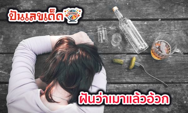 ฝันว่าเมาแล้วอ้วก - "Dreamed that you were. drunk and vomited."