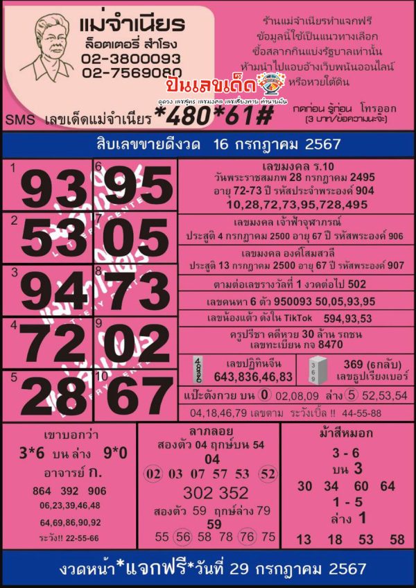 แม่จำเนียร 16 7 67-"Mae Chamnian 16 7 67"