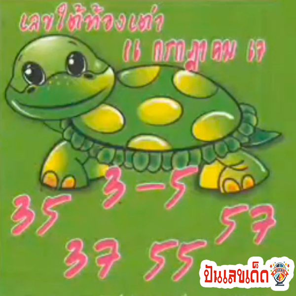 เลขใต้ท้องเต่า 16 7 67 -"The number under the turtle's belly is 16 7 67"