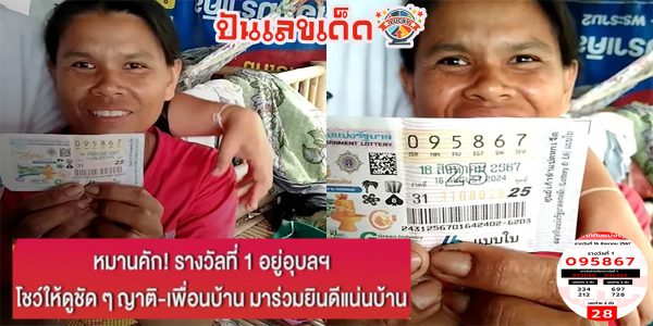 หมานคัก! รางวัลที่ 1 อยู่อุบลฯ โชว์ให้ดูชัด ๆ ญาติ-เพื่อนบ้าน มาร่วมยินดีแน่นบ้าน