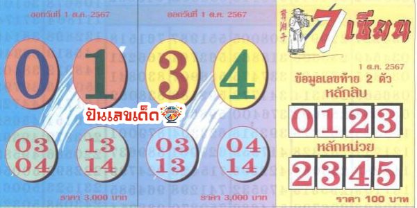 7 เซียน 1 10 67-"7 Sian 1 10 67"
