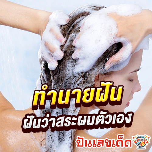 ฝันว่าสระผมตัวเอง-"Dreaming about washing your own hair"