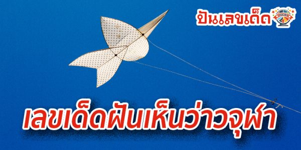 ฝันว่าได้วิ่งว่าว เลขเด็ด -"Dreaming of flying a kite, lucky numbers"
