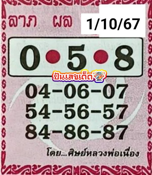 ลาภ ผลพูนทวี 1 10 67 -"Lap Phonphunthawee 1 10 67 "