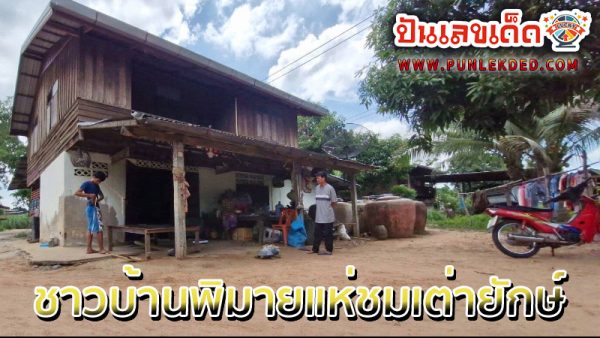 แห่ส่องเลข เต่ายักษ์ -"Check out the giant turtle's lucky numbers"