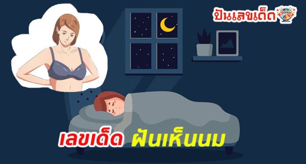 ฝันว่าดูดเต้าเลขเด็ด - "Dreamed of sucking breasts, lucky number"
