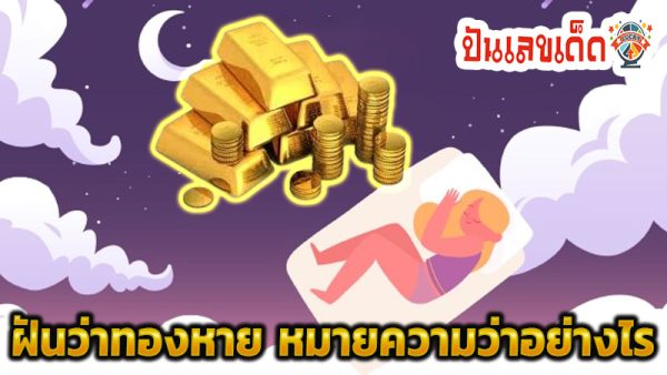 ฝันว่าทองหาย -"Dreamed that gold was lost"