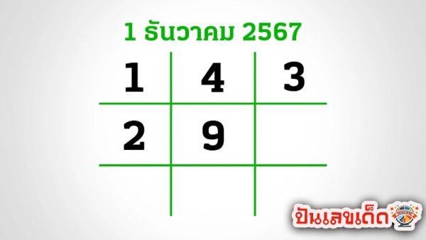 เลขไทยรัฐ 1 12 67 -"Thai Rath number 1 12 67"